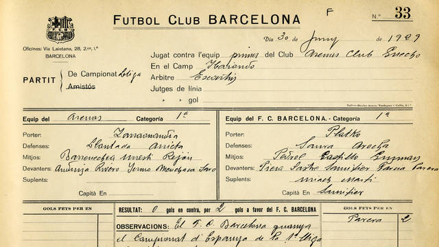 1929: La Liga ra đời, Barça trở thành vị vua đầu tiên