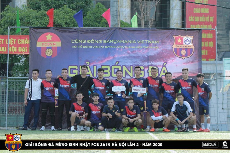 Đội hình của chủ nhà FCB 36 in Hà Nội