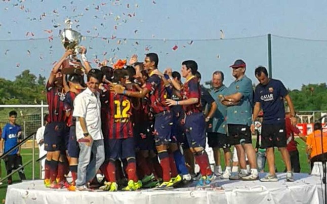 Đội trẻ Cadete A của La Masia không chỉ giành chức vô địch giải đấu quốc tế tranh cúp Caribbean tại Venezuela