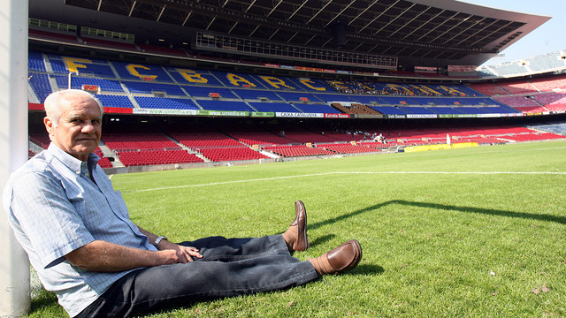 Evaristo de Macedo trên Camp Nou