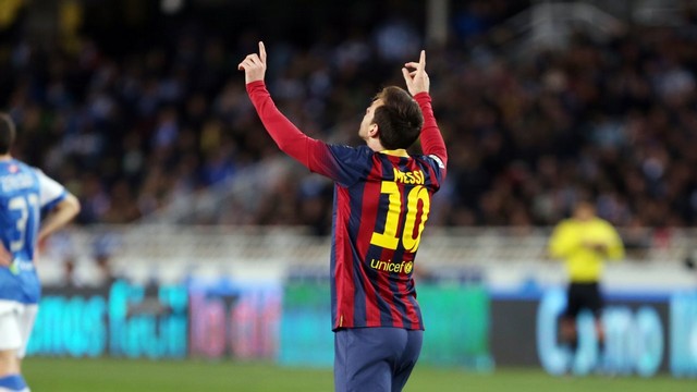 Messi cân bằng kỷ lục của Telmo Zarra