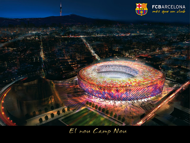 Phối cảnh Camp Nou trong tương lai